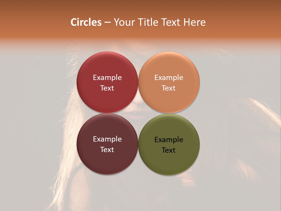 Women Hair Models PowerPoint Template