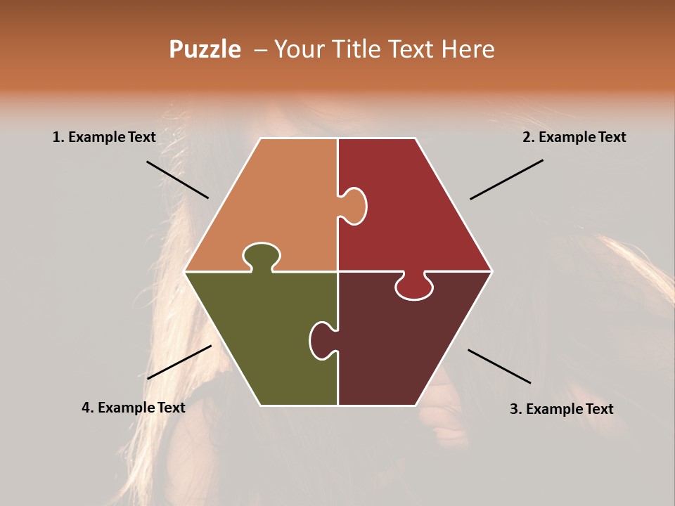 Women Hair Models PowerPoint Template