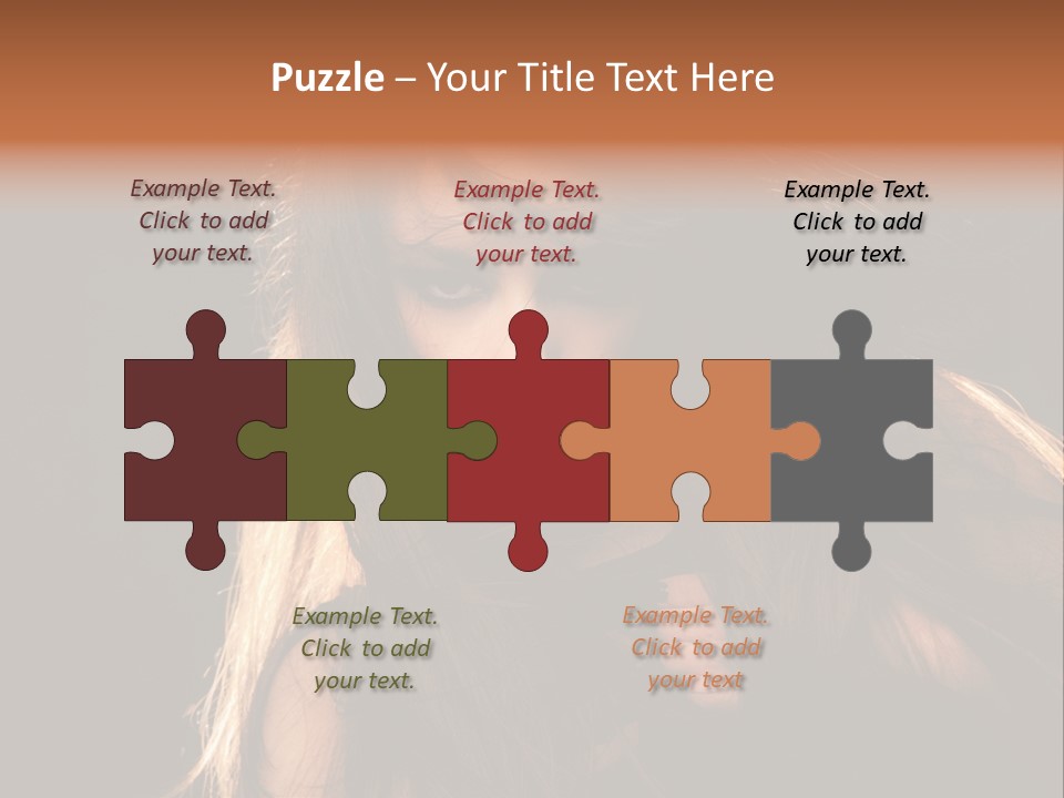 Women Hair Models PowerPoint Template