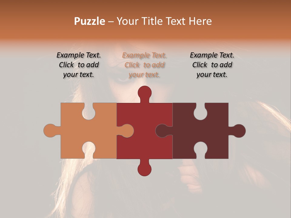 Women Hair Models PowerPoint Template