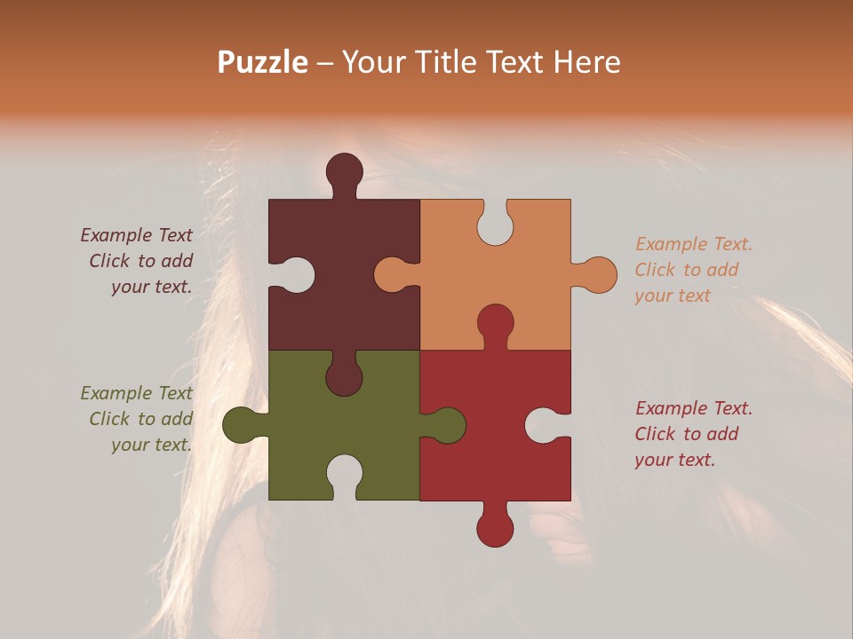 Women Hair Models PowerPoint Template