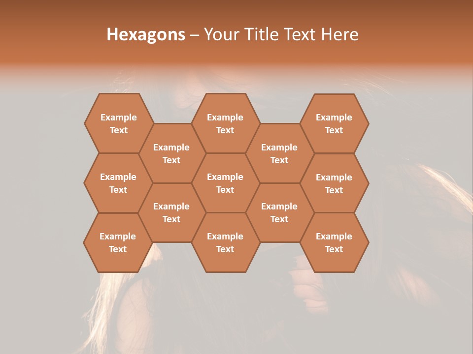 Women Hair Models PowerPoint Template