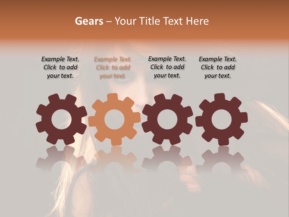 Women Hair Models PowerPoint Template