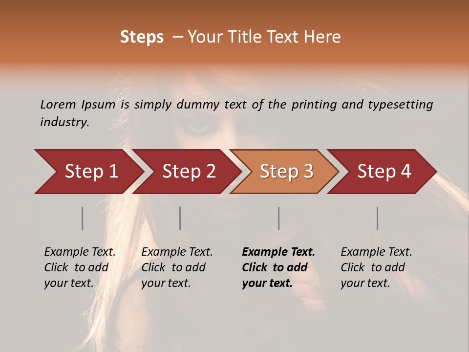 Women Hair Models PowerPoint Template