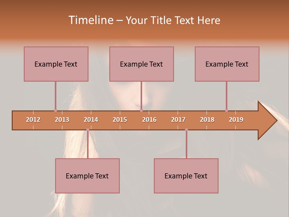 Women Hair Models PowerPoint Template