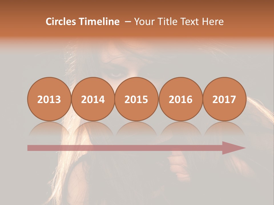 Women Hair Models PowerPoint Template