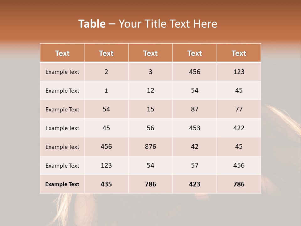 Women Hair Models PowerPoint Template
