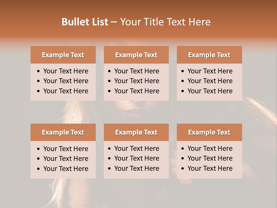 Women Hair Models PowerPoint Template