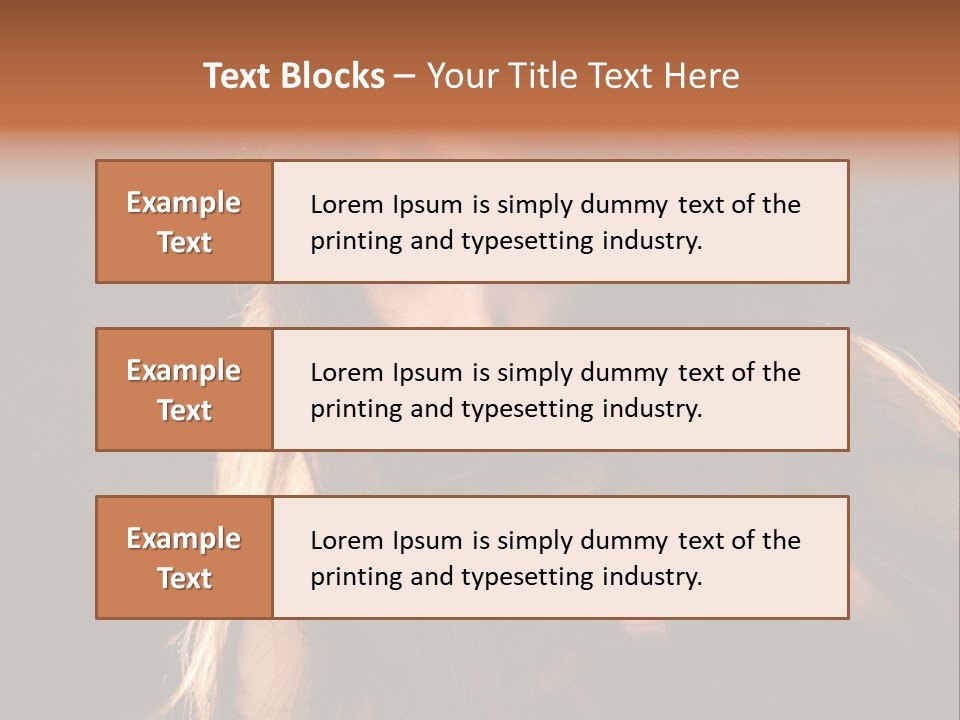 Women Hair Models PowerPoint Template