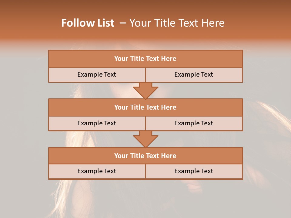 Women Hair Models PowerPoint Template