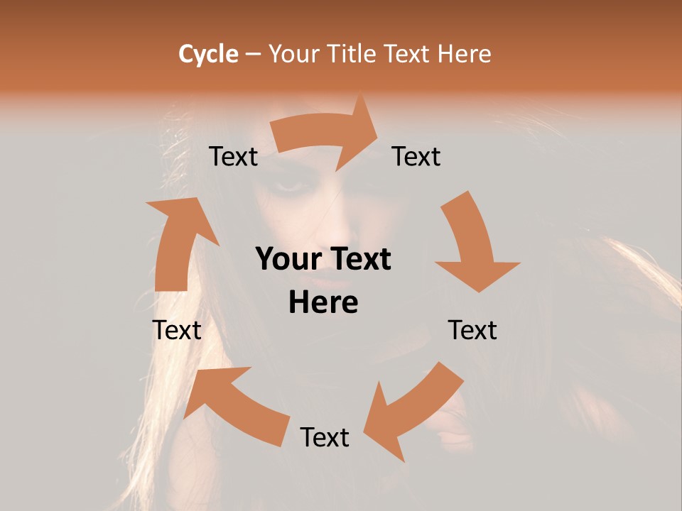 Women Hair Models PowerPoint Template