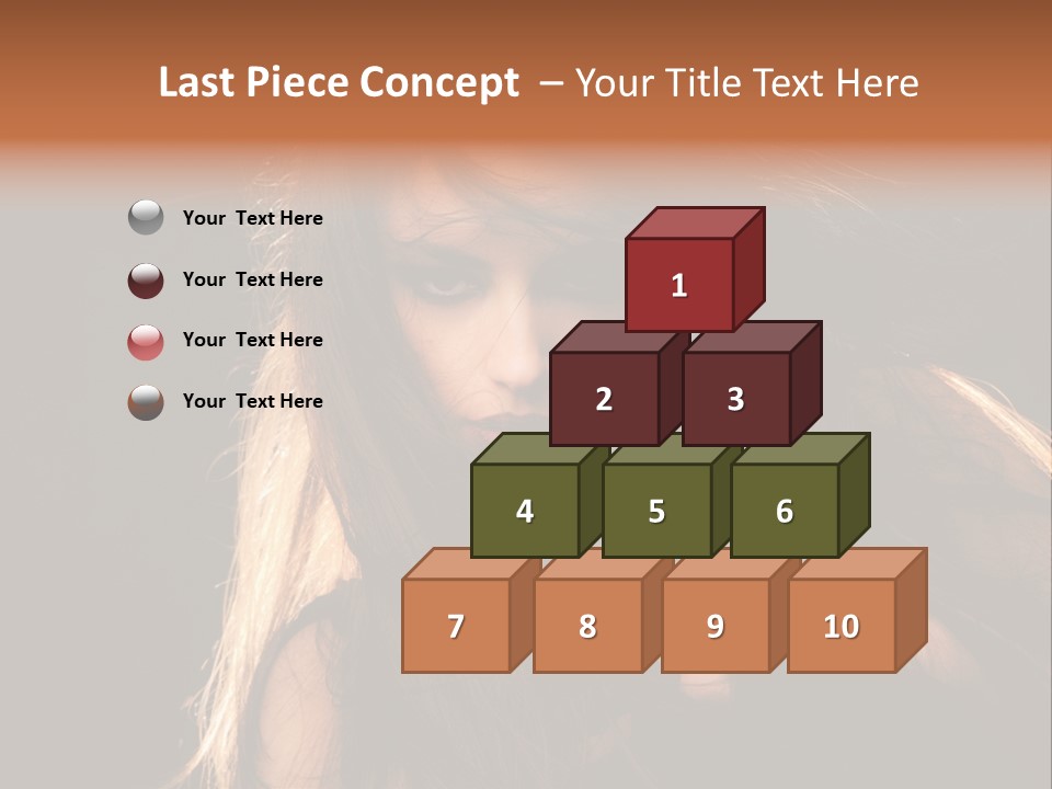 Women Hair Models PowerPoint Template