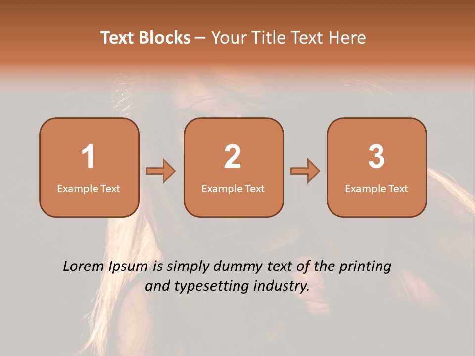 Women Hair Models PowerPoint Template