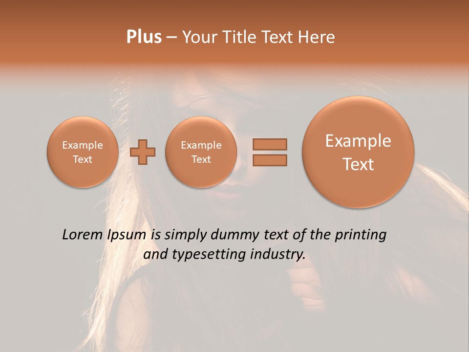 Women Hair Models PowerPoint Template