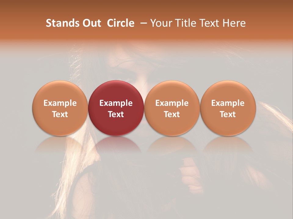 Women Hair Models PowerPoint Template