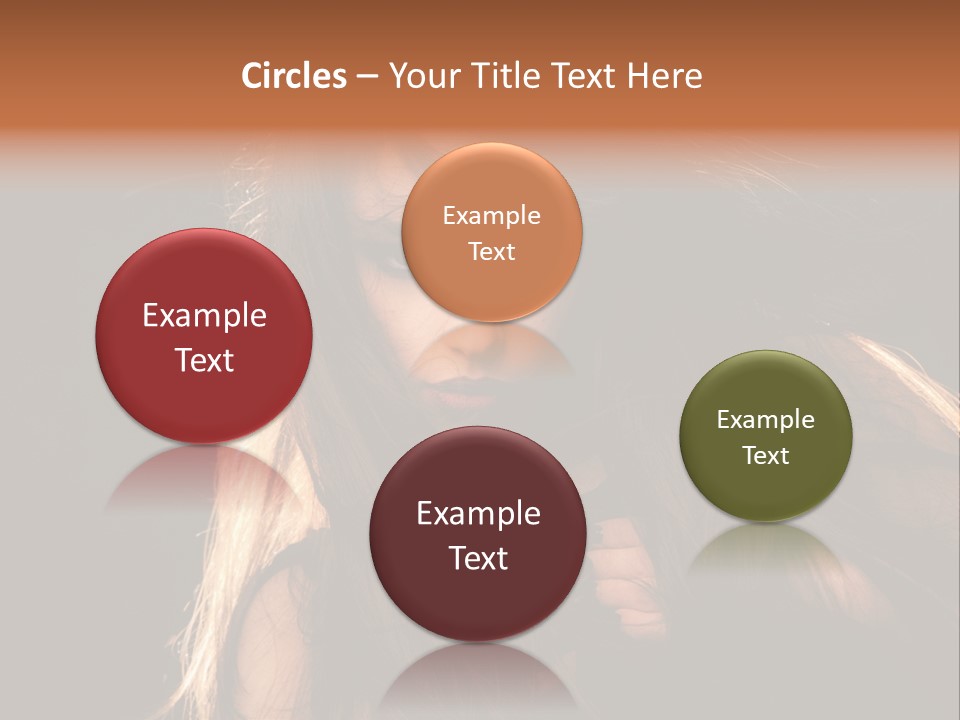 Women Hair Models PowerPoint Template