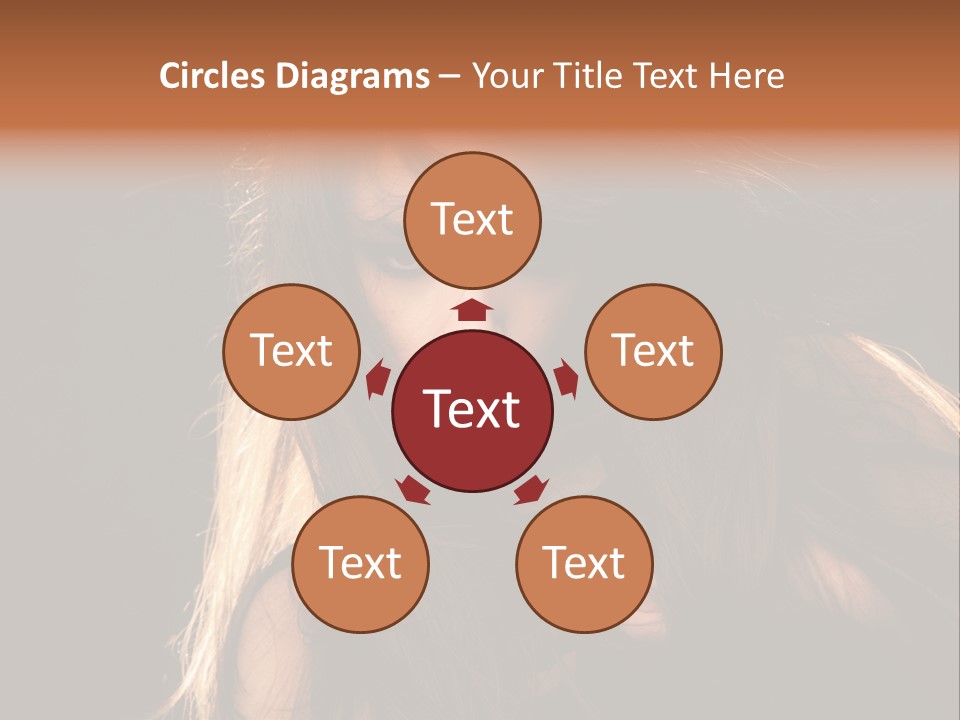 Women Hair Models PowerPoint Template