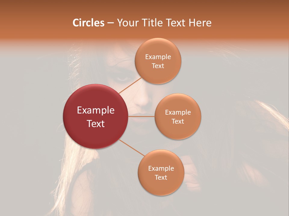 Women Hair Models PowerPoint Template