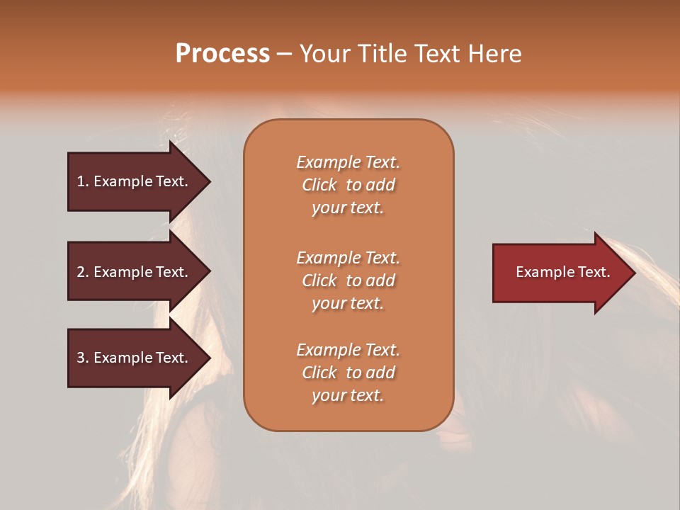 Women Hair Models PowerPoint Template