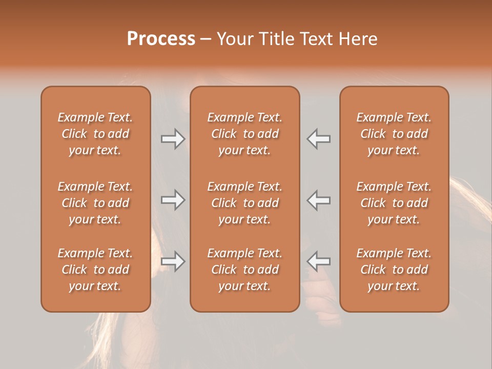Women Hair Models PowerPoint Template