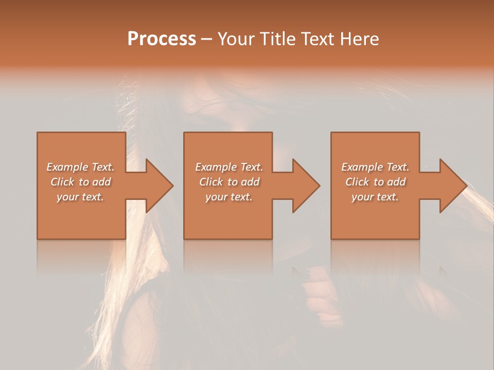 Women Hair Models PowerPoint Template