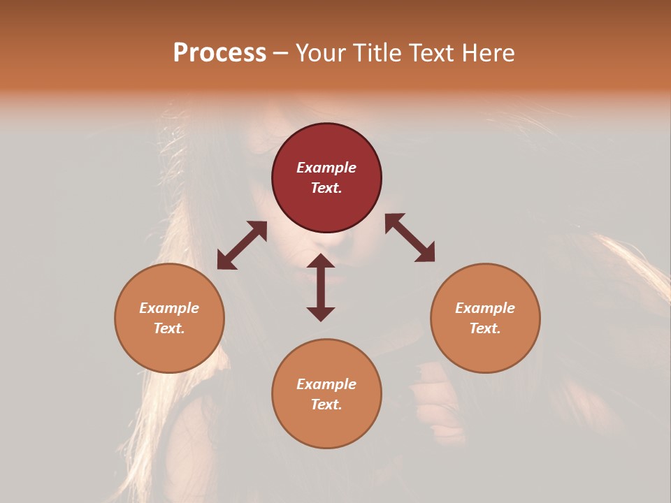 Women Hair Models PowerPoint Template