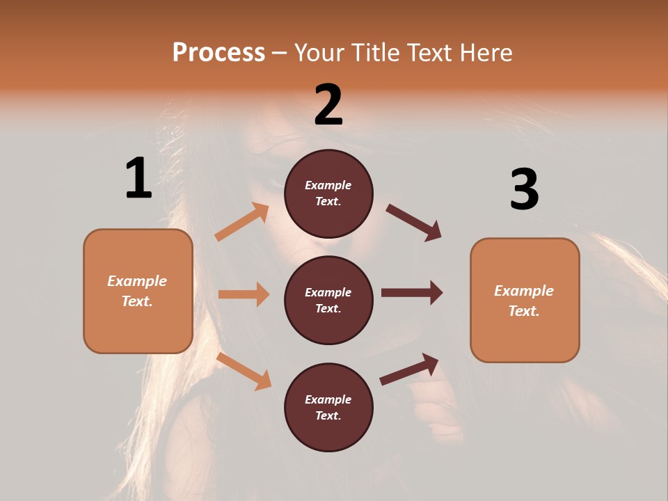 Women Hair Models PowerPoint Template