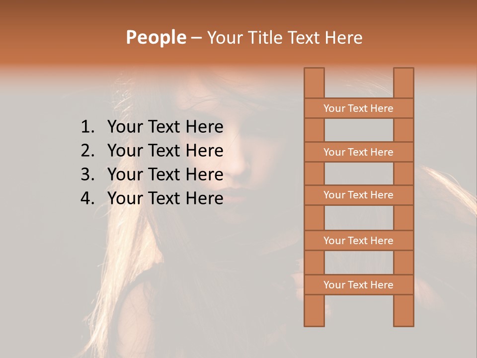 Women Hair Models PowerPoint Template
