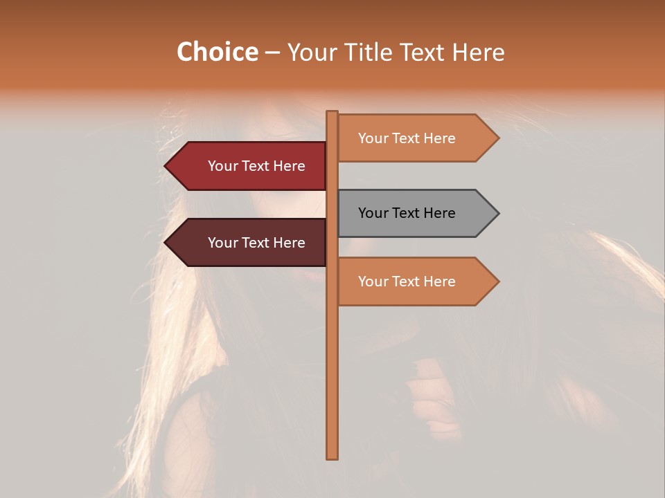 Women Hair Models PowerPoint Template