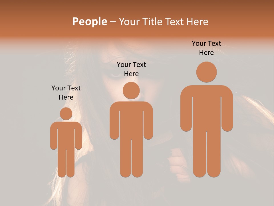 Women Hair Models PowerPoint Template