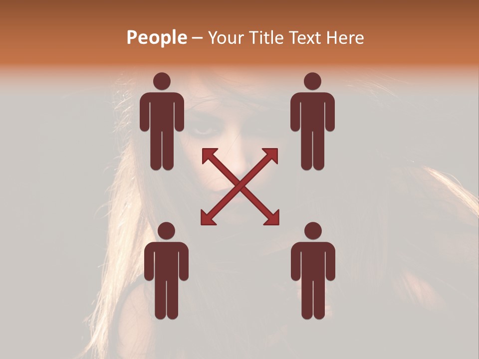 Women Hair Models PowerPoint Template