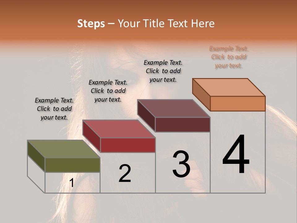 Women Hair Models PowerPoint Template