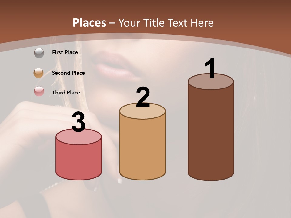 Female Eyes View PowerPoint Template