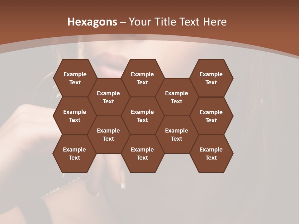 Female Eyes View PowerPoint Template