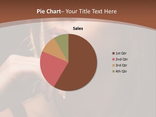 Female Eyes View PowerPoint Template