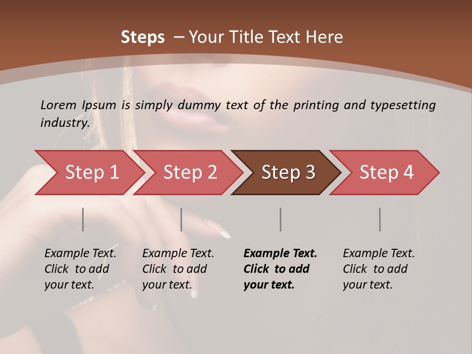 Female Eyes View PowerPoint Template
