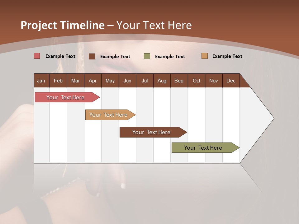Female Eyes View PowerPoint Template