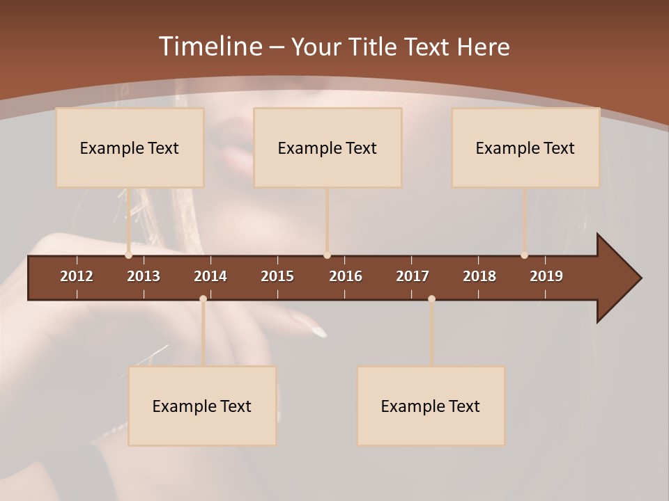 Female Eyes View PowerPoint Template
