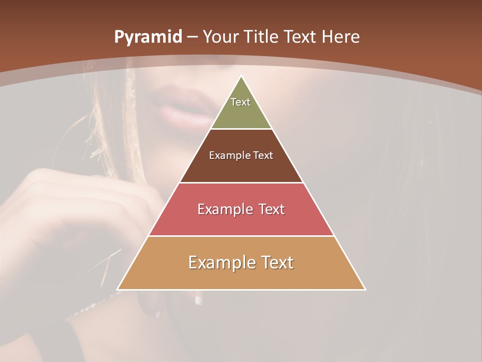Female Eyes View PowerPoint Template