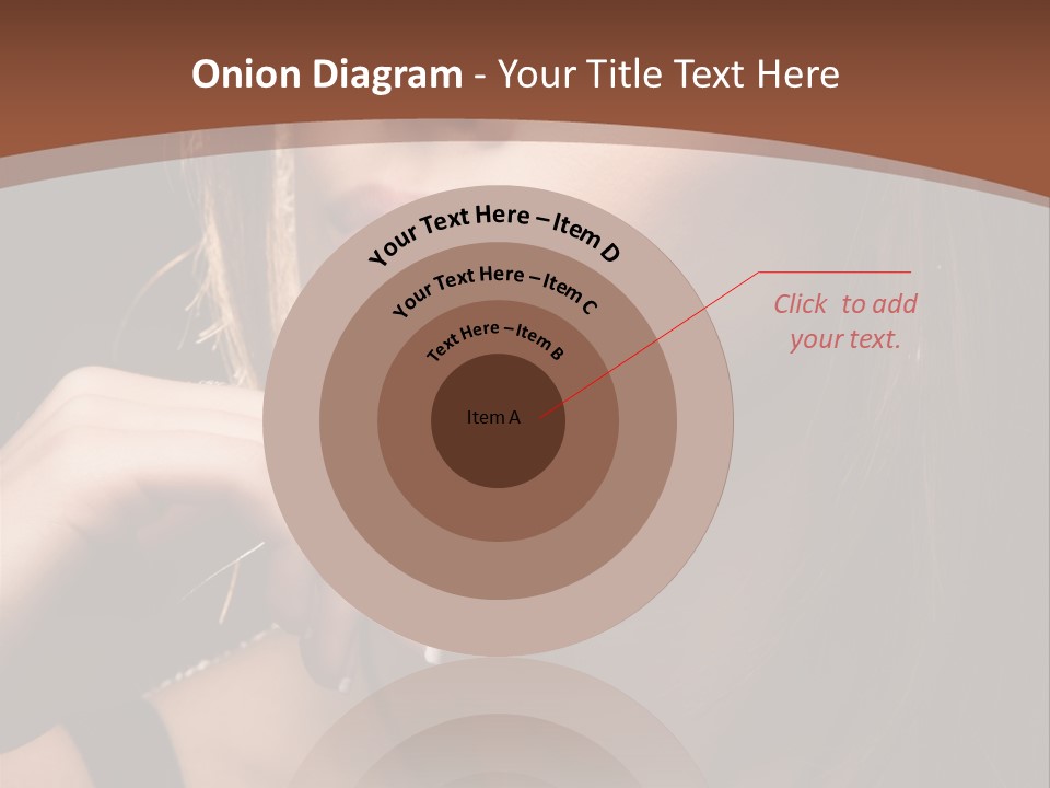 Female Eyes View PowerPoint Template