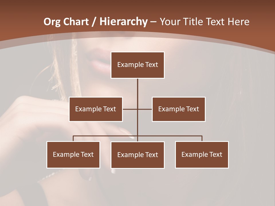 Female Eyes View PowerPoint Template