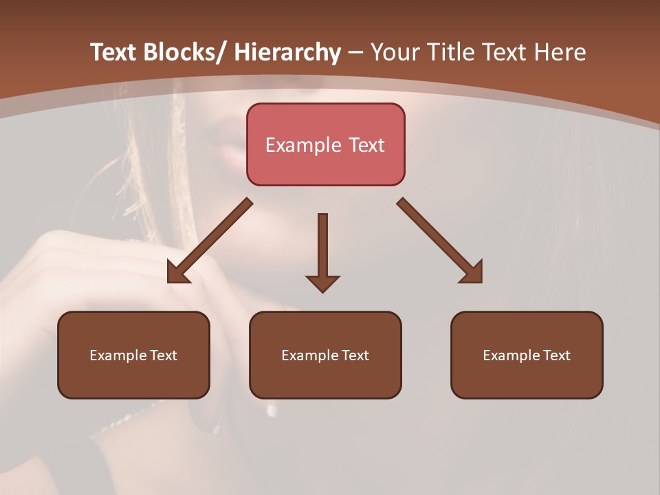 Female Eyes View PowerPoint Template