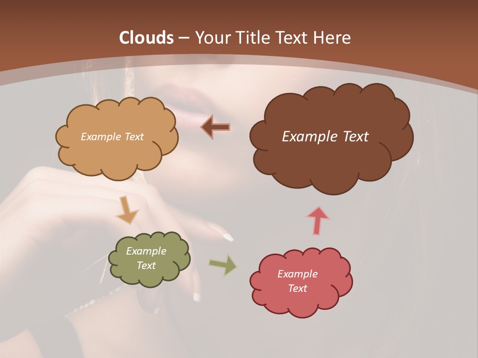 Female Eyes View PowerPoint Template