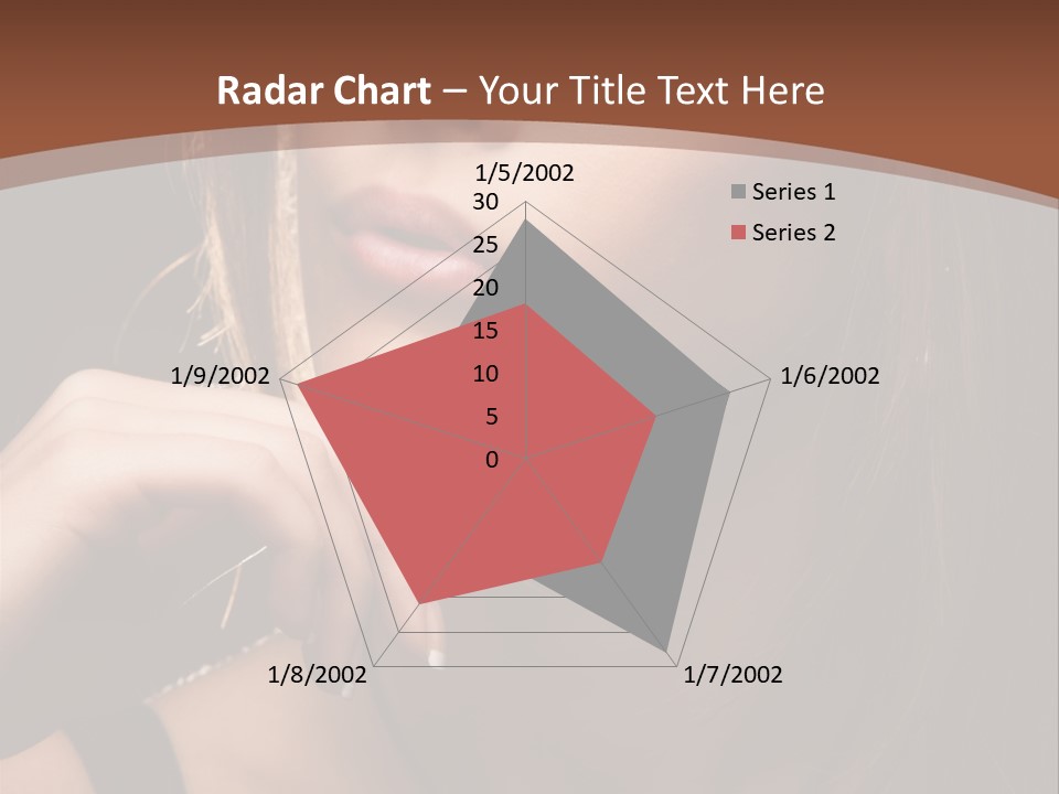 Female Eyes View PowerPoint Template
