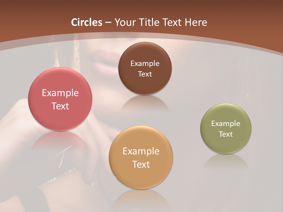 Female Eyes View PowerPoint Template