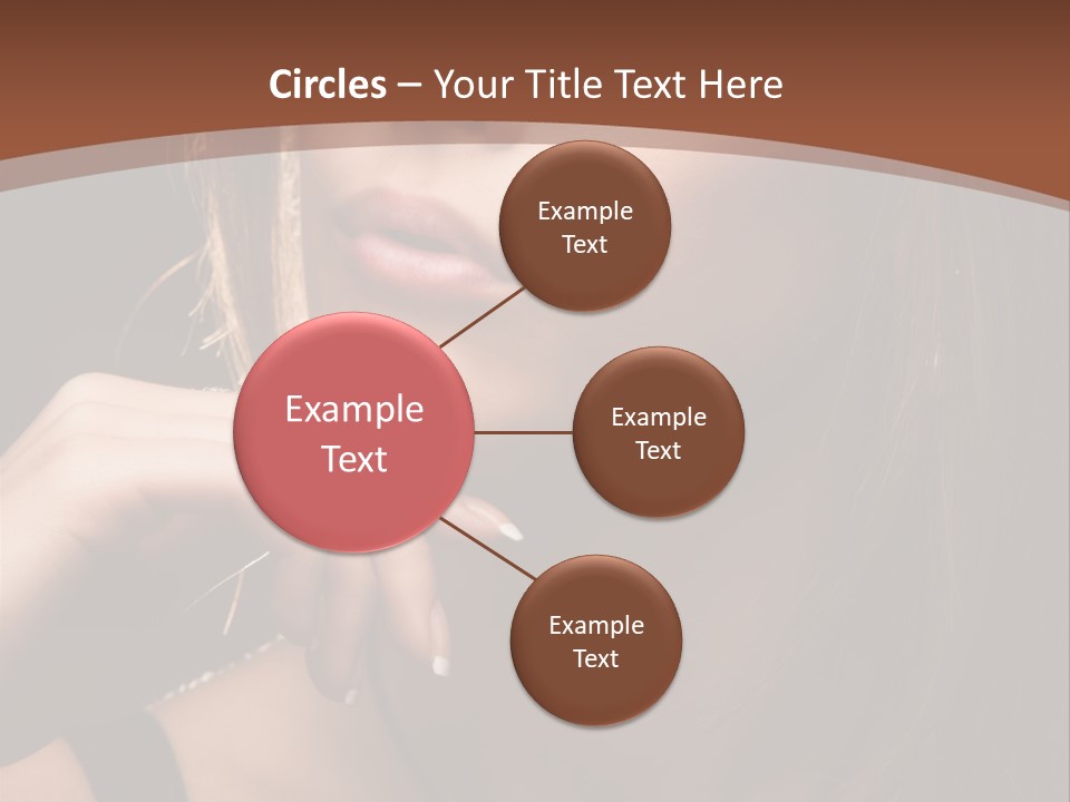 Female Eyes View PowerPoint Template