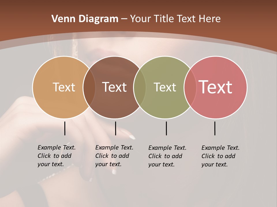 Female Eyes View PowerPoint Template