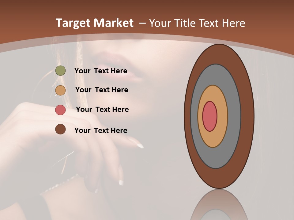 Female Eyes View PowerPoint Template