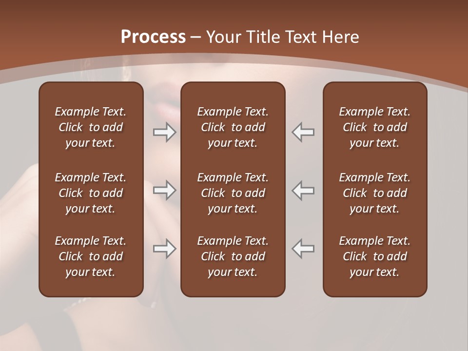 Female Eyes View PowerPoint Template