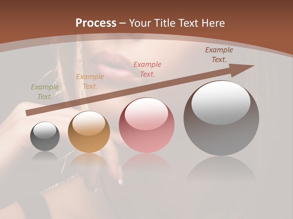 Female Eyes View PowerPoint Template